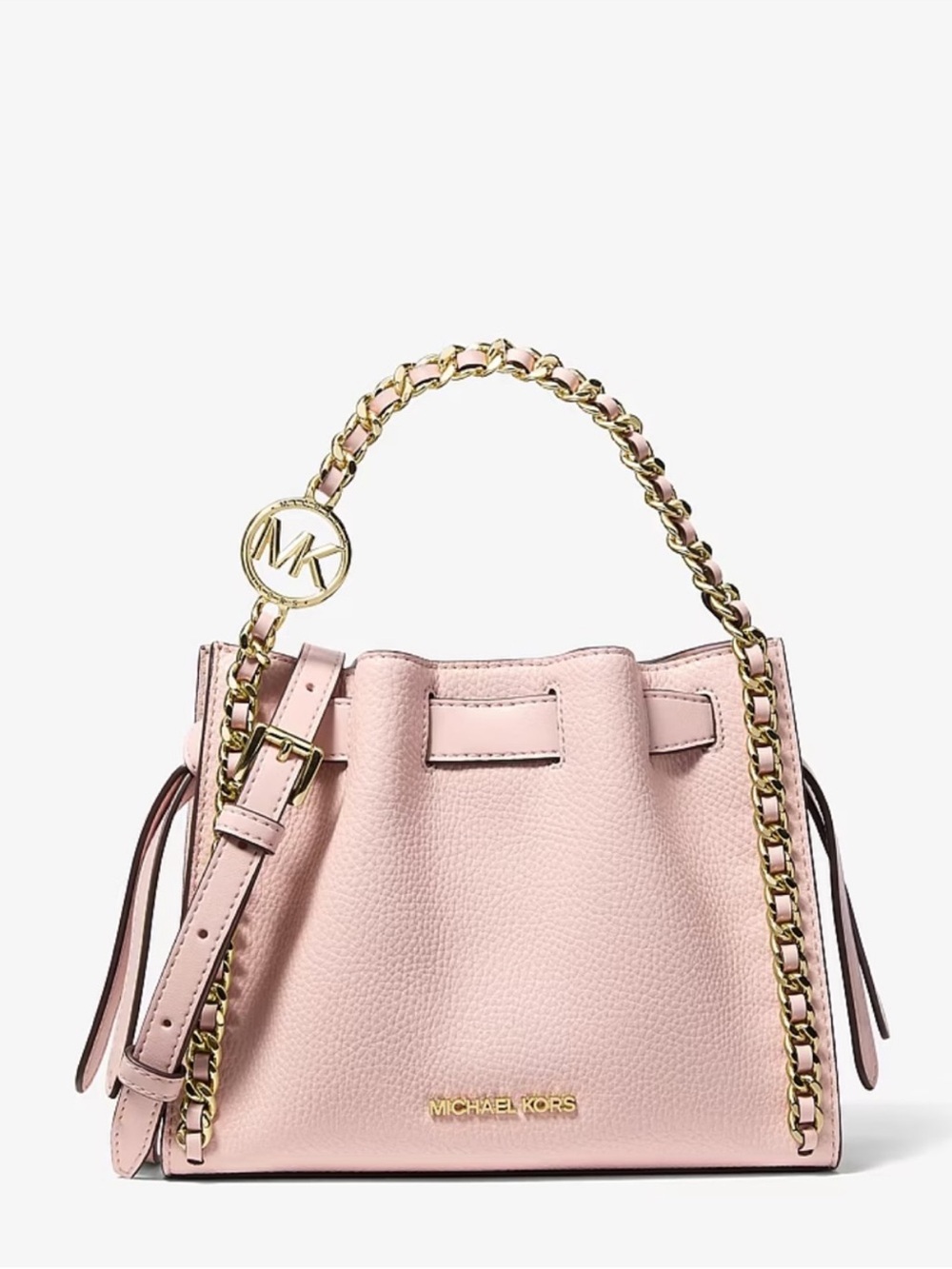 MICHAEL KORS OUTLET Mina Small Chain Crossbody Bag with Gold Chain